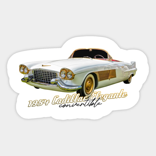 1953 Cadillac Elegante Convertible Sticker by Gestalt Imagery
